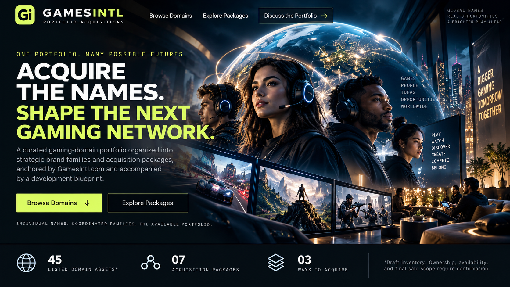 GamesIntl global gaming portfolio acquisition visual